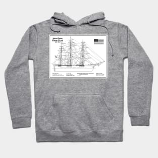 Flying Cloud Clipper Tall-Ship - BD Hoodie